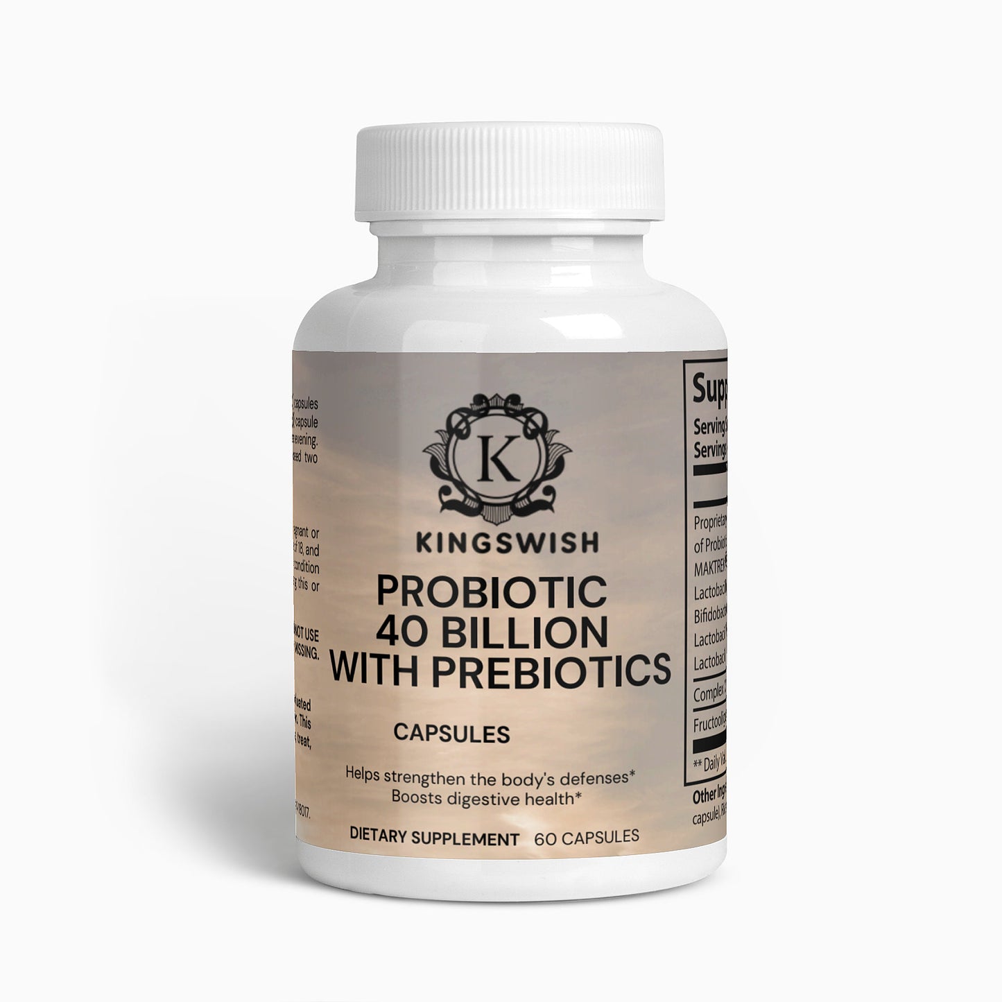 Probiotic 40 Billion with Prebiotics